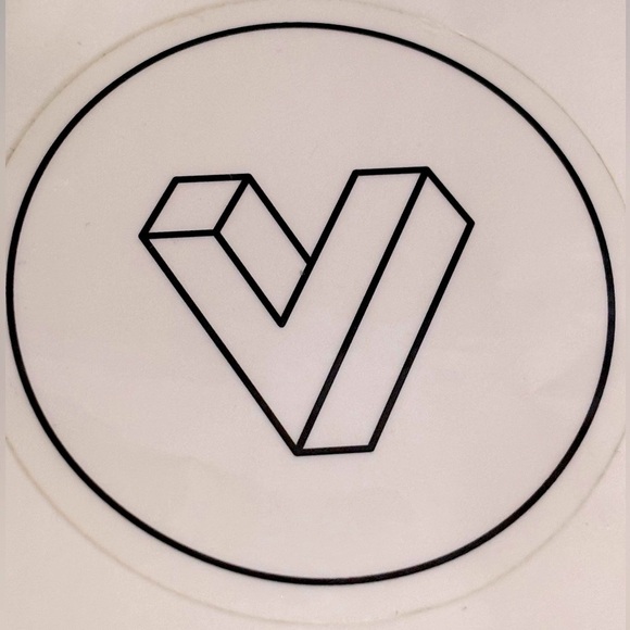 Geometric Villanova V Sticker - Picture 2 of 2